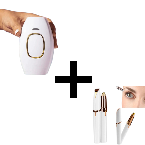 Depiladora Laser Puls-Led + Gratis Depiladora facial de precisión con led